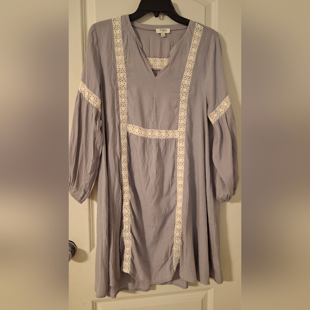 Umgee baby doll tunic drees cover up womens size‎ large